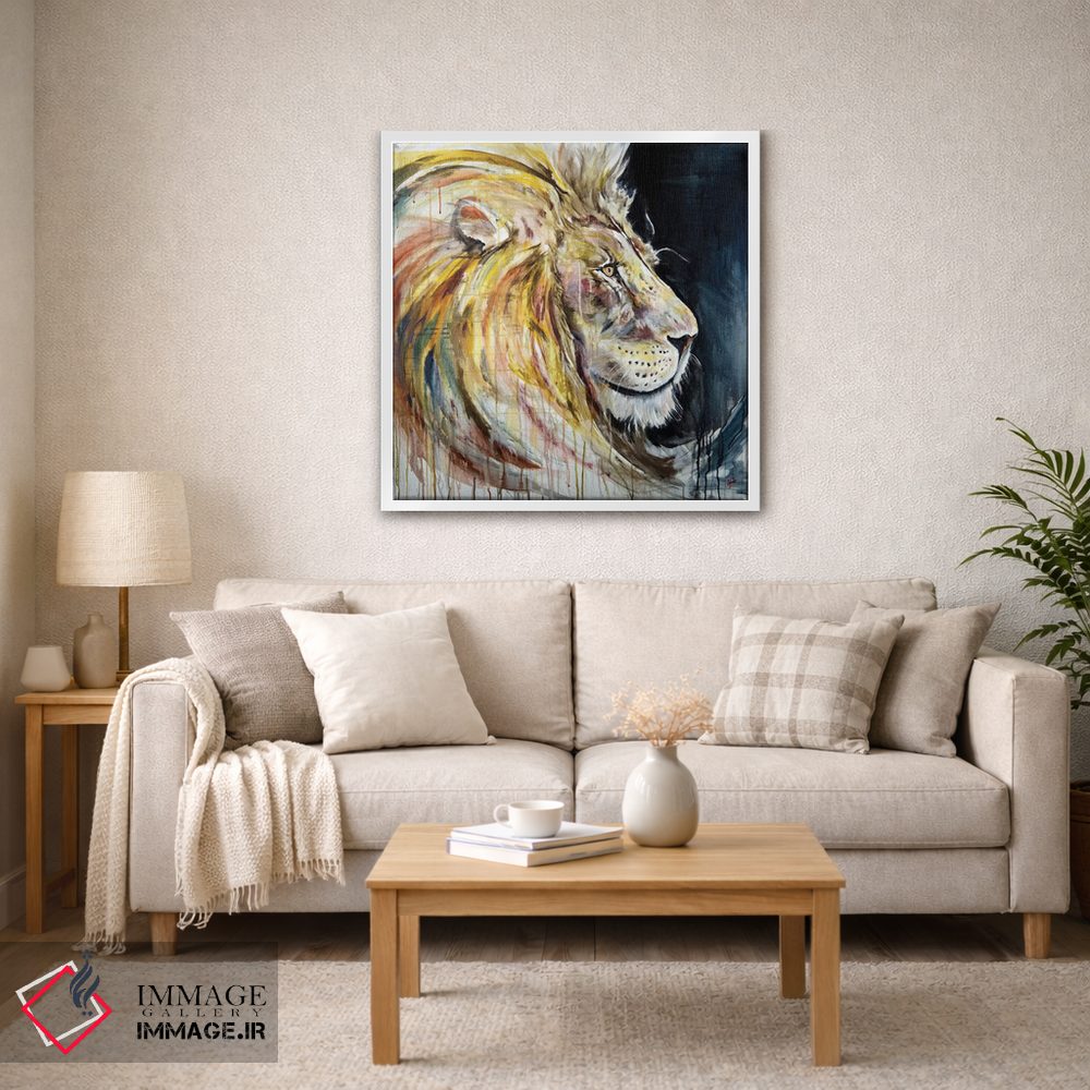 تابلو دکوراتیو تاج بر سر، بار سنگین بر دل اثر مارک آلانته - D3W