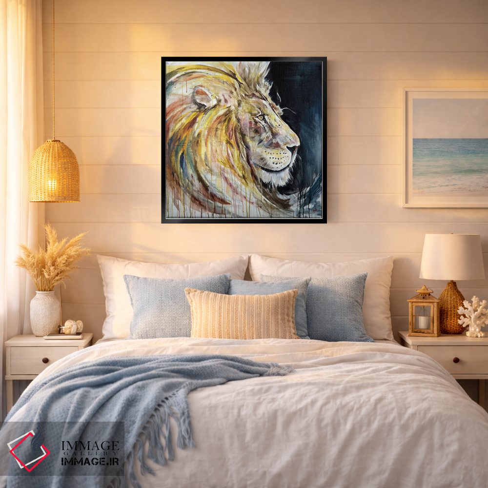 تابلو دکوراتیو تاج بر سر، بار سنگین بر دل اثر مارک آلانته - D5B