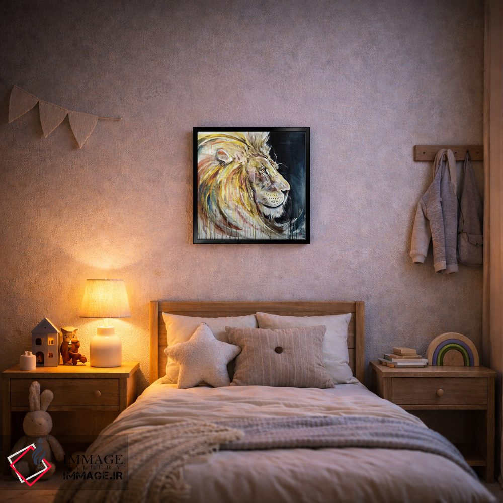 تابلو دکوراتیو تاج بر سر، بار سنگین بر دل اثر مارک آلانته - D6B