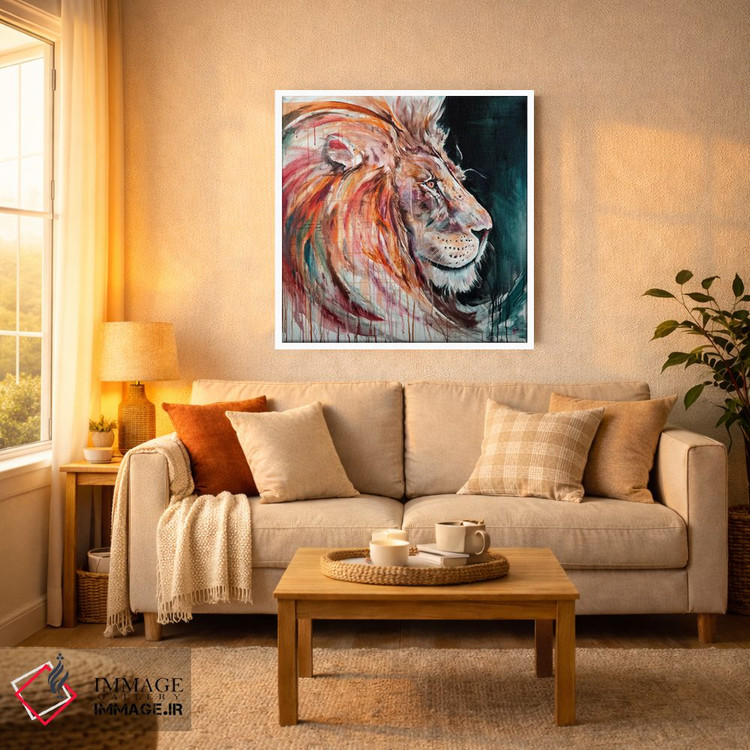 تابلو دکوراتیو تاج بر سر، بار سنگین بر دل اثر مارک آلانته - D4W