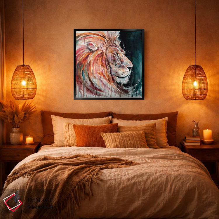 تابلو دکوراتیو تاج بر سر، بار سنگین بر دل اثر مارک آلانته - D5B