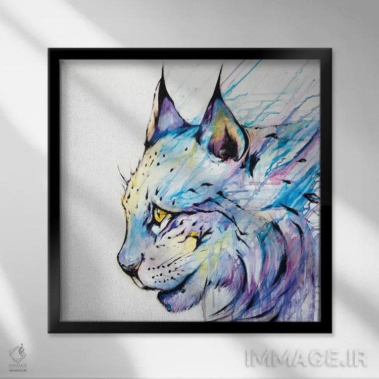 تابلو دکوراتیو آپولو اثر مارک آلانته - نمای قابدار مشکی