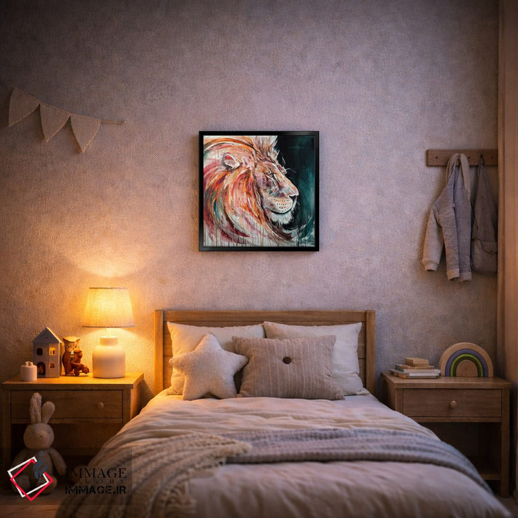 تابلو دکوراتیو تاج بر سر، بار سنگین بر دل اثر مارک آلانته - D6B