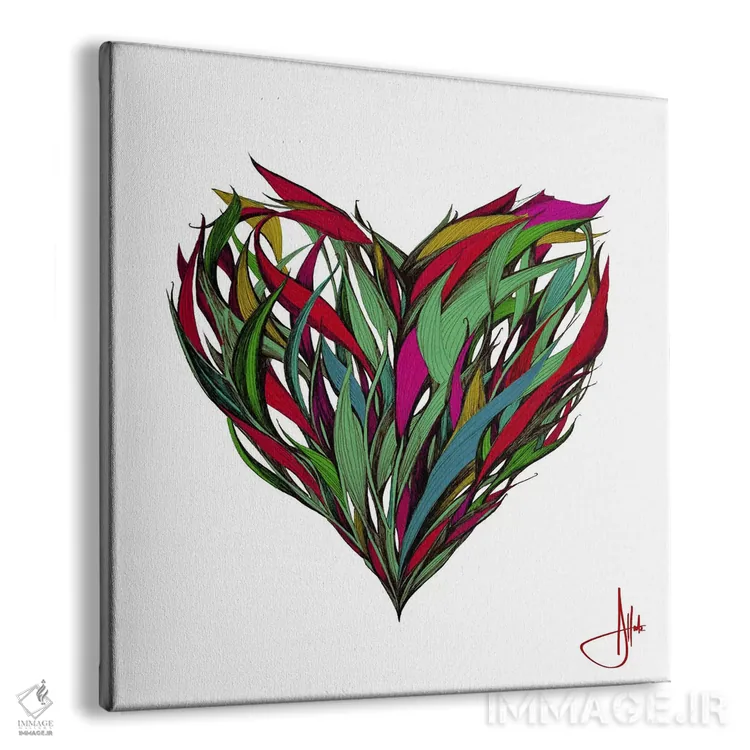 تابلو دکوراتیو فصل ها اثر مارک آلانته - نمای پرسپکتیو محصول