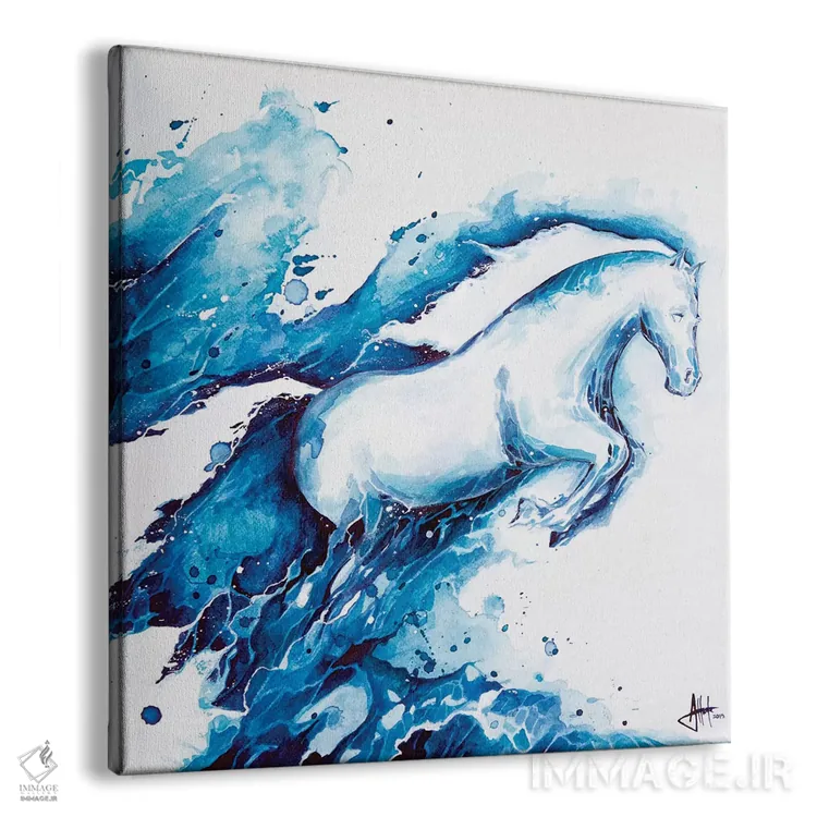 تابلو مدرن برق سواری اثر مارک آلانته - نمای پرسپکتیو محصول