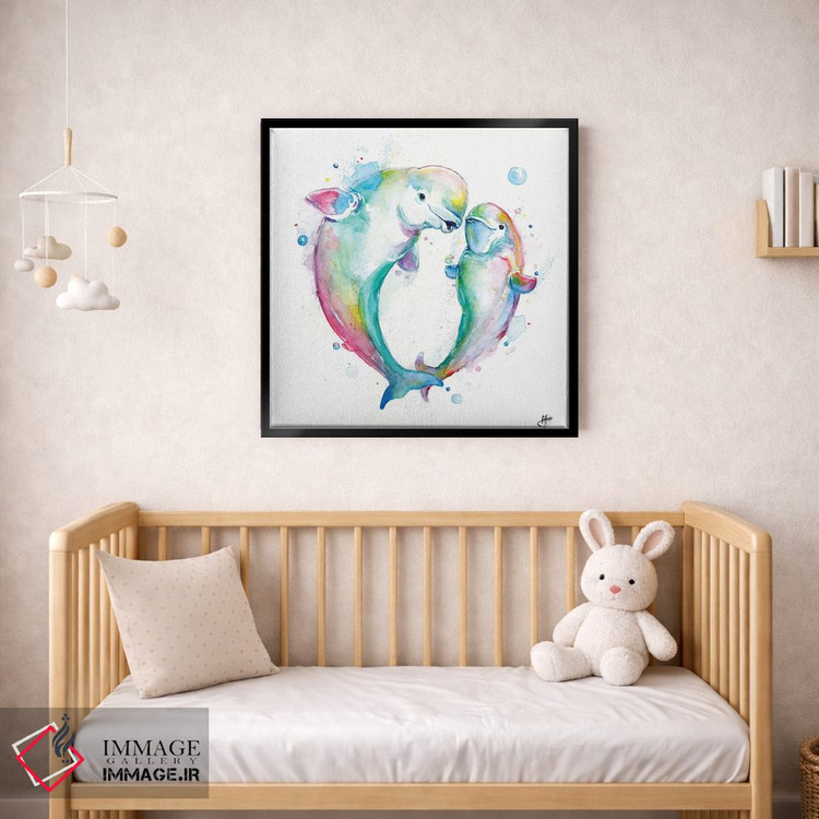 تابلو دکوراتیو بلوگاهای حبابی اثر مارک آلانته - D1B