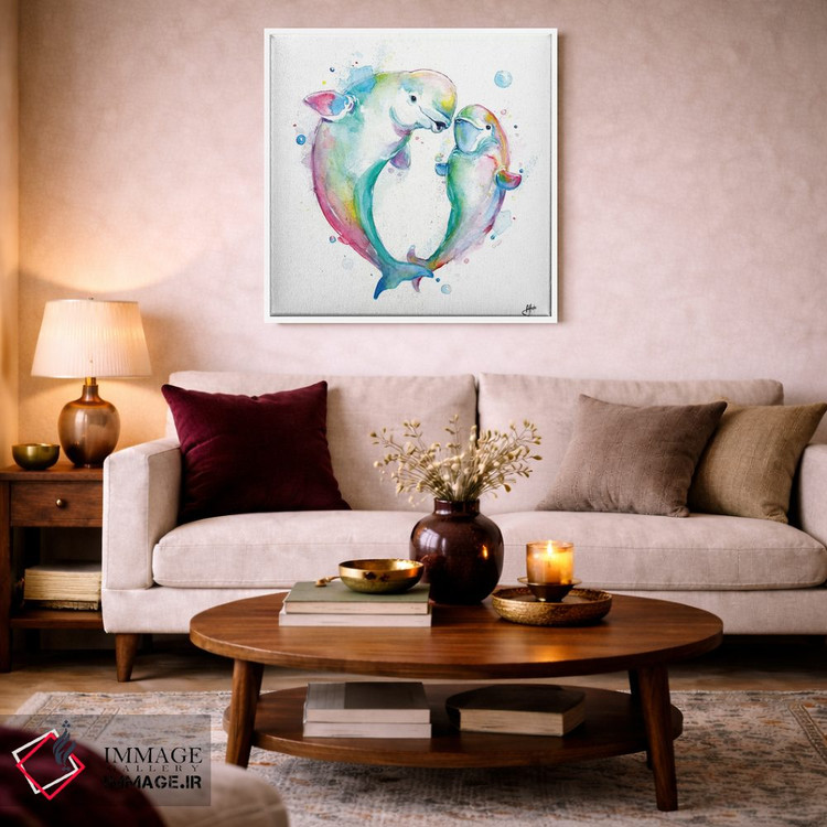 تابلو دکوراتیو بلوگاهای حبابی اثر مارک آلانته - D3W