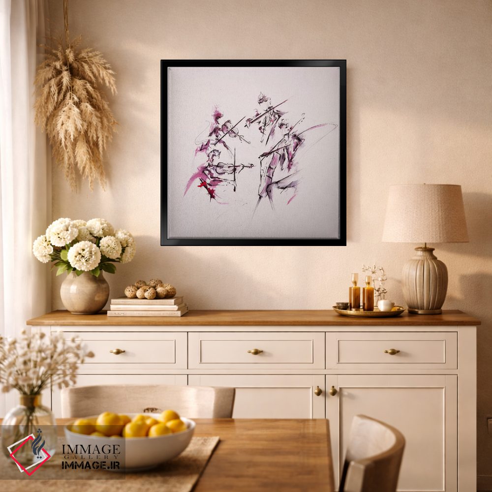 تابلو دکوراتیو کوارتت اثر مارک آلانته - D1B