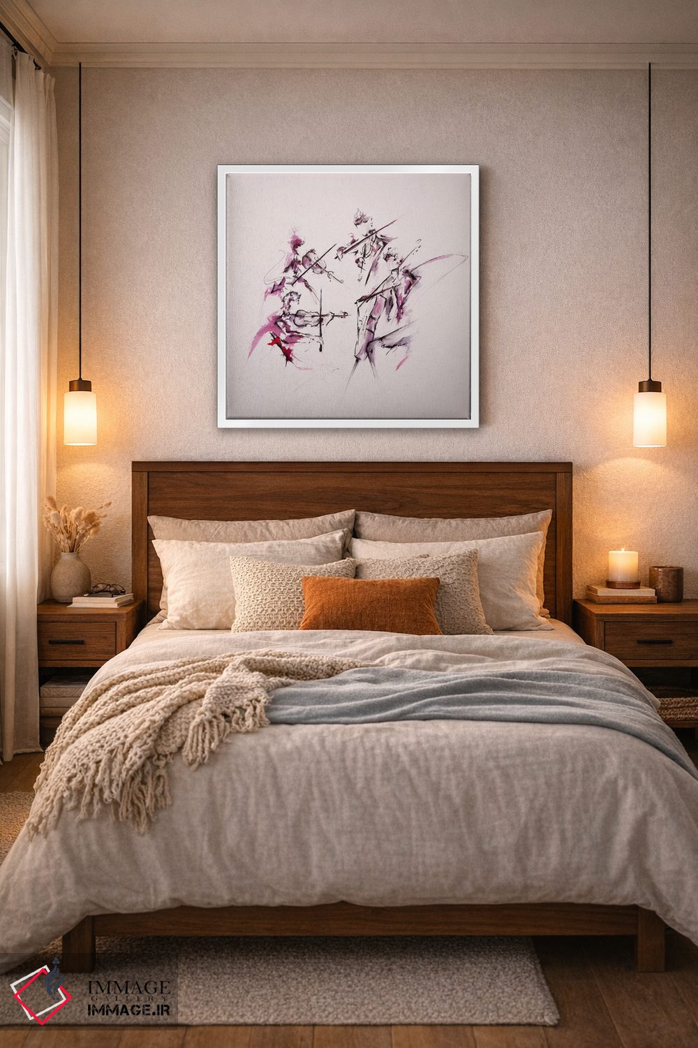 تابلو دکوراتیو کوارتت اثر مارک آلانته - D4W