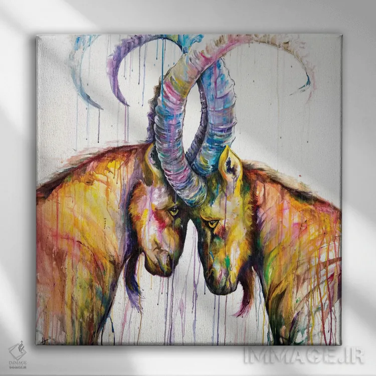 تابلو دکوراتیو سیزیفوس اثر مارک آلانته - نمای روبهرو روی دیوار