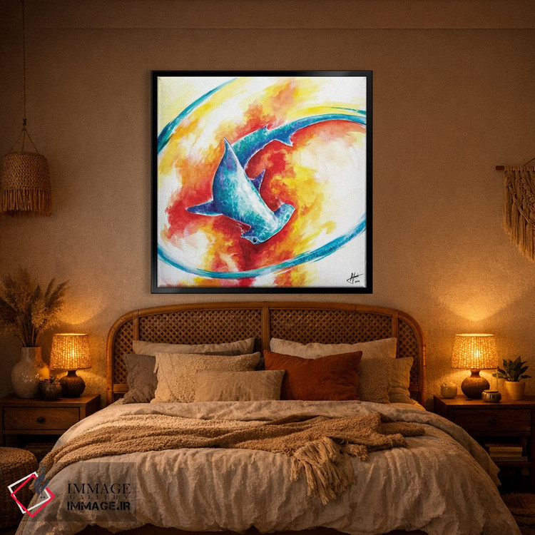 تابلو دکوراتیو اخگر اثر مارک آلانته - D1B