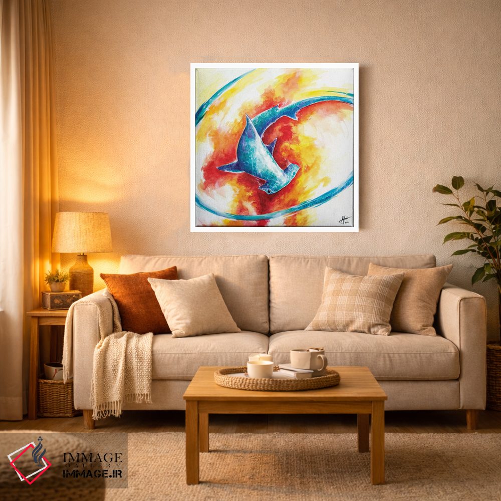 تابلو دکوراتیو اخگر اثر مارک آلانته - D3W