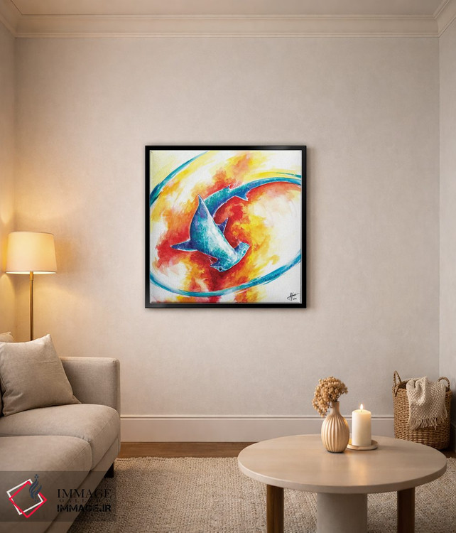 تابلو دکوراتیو اخگر اثر مارک آلانته - D5B