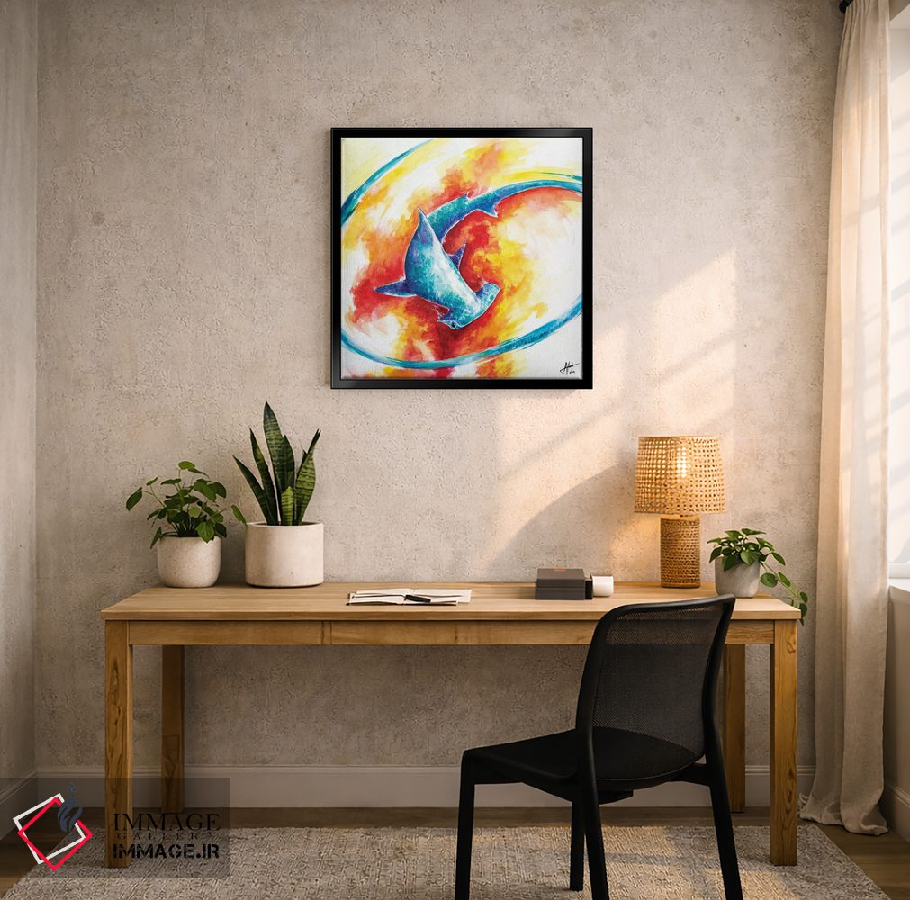 تابلو دکوراتیو اخگر اثر مارک آلانته - D6B