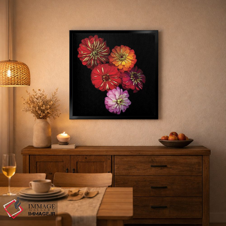 تابلو دکوراتیو زینیا شاداب اثر مگدا ایندیگو - D2B