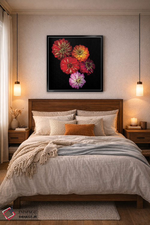 تابلو دکوراتیو زینیا شاداب اثر مگدا ایندیگو - D6B