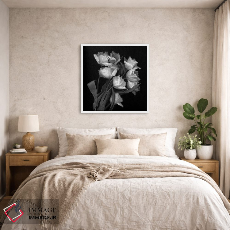 تابلو دکوراتیو لاله های پاره پاره اثر مگدا ایندیگو - D6W