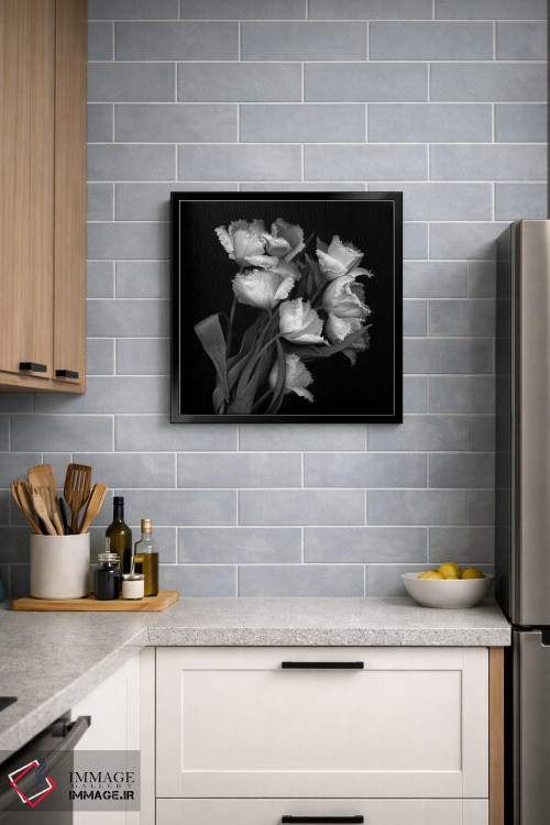 تابلو دکوراتیو لاله های پاره پاره اثر مگدا ایندیگو - D5B