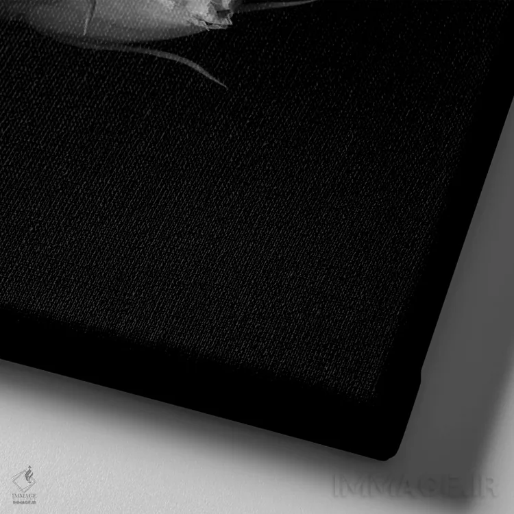 تابلو دکوراتیو لیزیانتوس اثر مگدا ایندیگو - نمای نزدیک بافت بوم