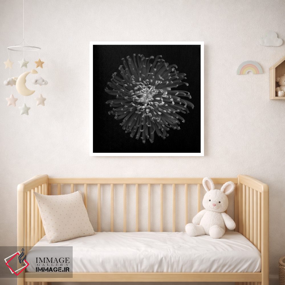 تابلو دکوراتیو داوودی سبز II اثر مگدا ایندیگو - D1W