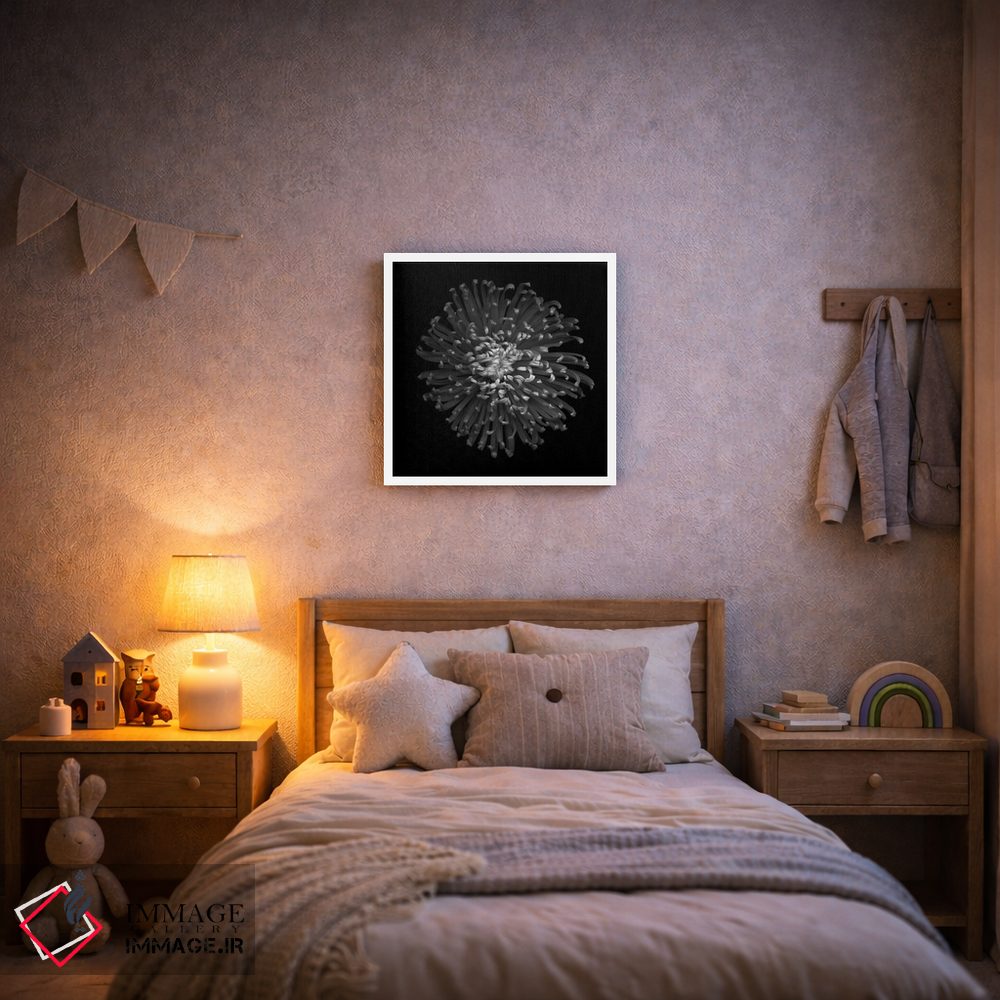 تابلو دکوراتیو داوودی سبز II اثر مگدا ایندیگو - D6W