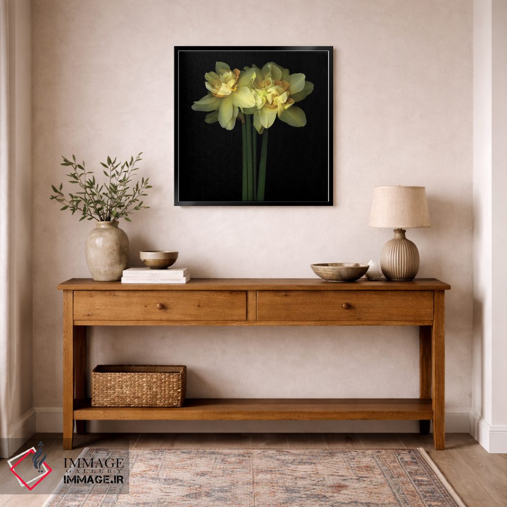 تابلو دکوراتیو نرگس دولایه نهم اثر مگدا ایندیگو - D5B