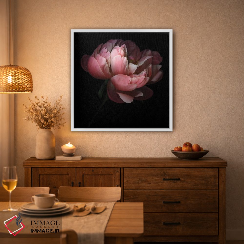 تابلو دکوراتیو خلاقیت گلی بسیار لطیف است اثر مگدا ایندیگو - D2W