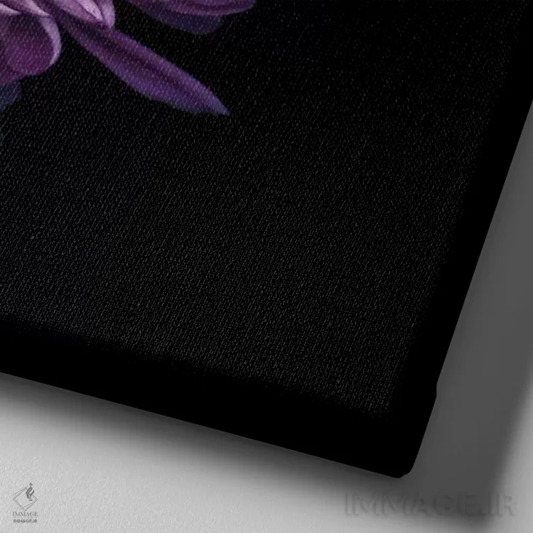 تابلو دکوراتیو داوودی دلپذیر اثر مگدا ایندیگو - نمای نزدیک بافت بوم