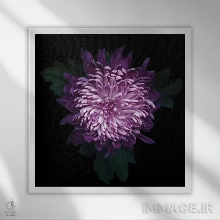 تابلو دکوراتیو داوودی دلپذیر اثر مگدا ایندیگو - نمای قابدار سفید