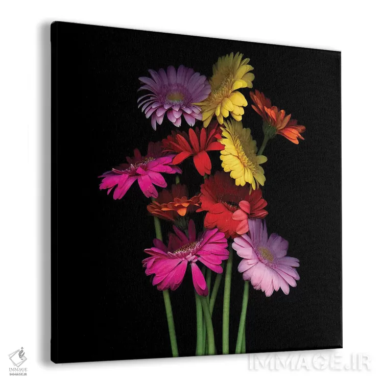 تابلو دکوراتیو ژربرا دوم اثر مگدا ایندیگو - نمای پرسپکتیو محصول