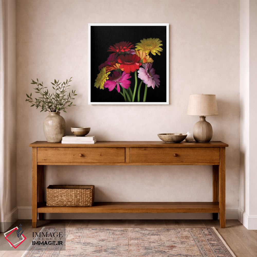 تابلو دکوراتیو ژربرا اول اثر مگدا ایندیگو - D4W