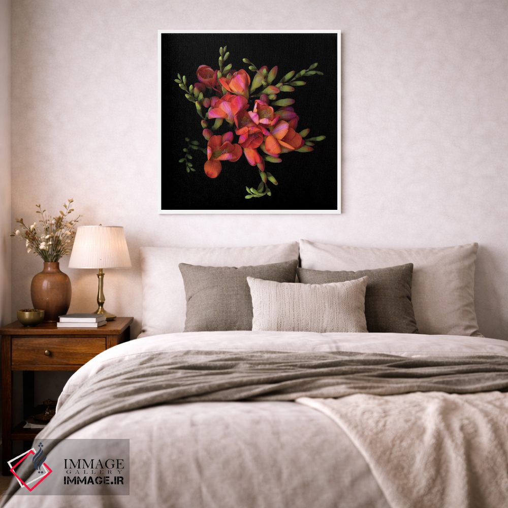 تابلو دکوراتیو فریزیا نارنجی هشتم اثر مگدا ایندیگو - D1W