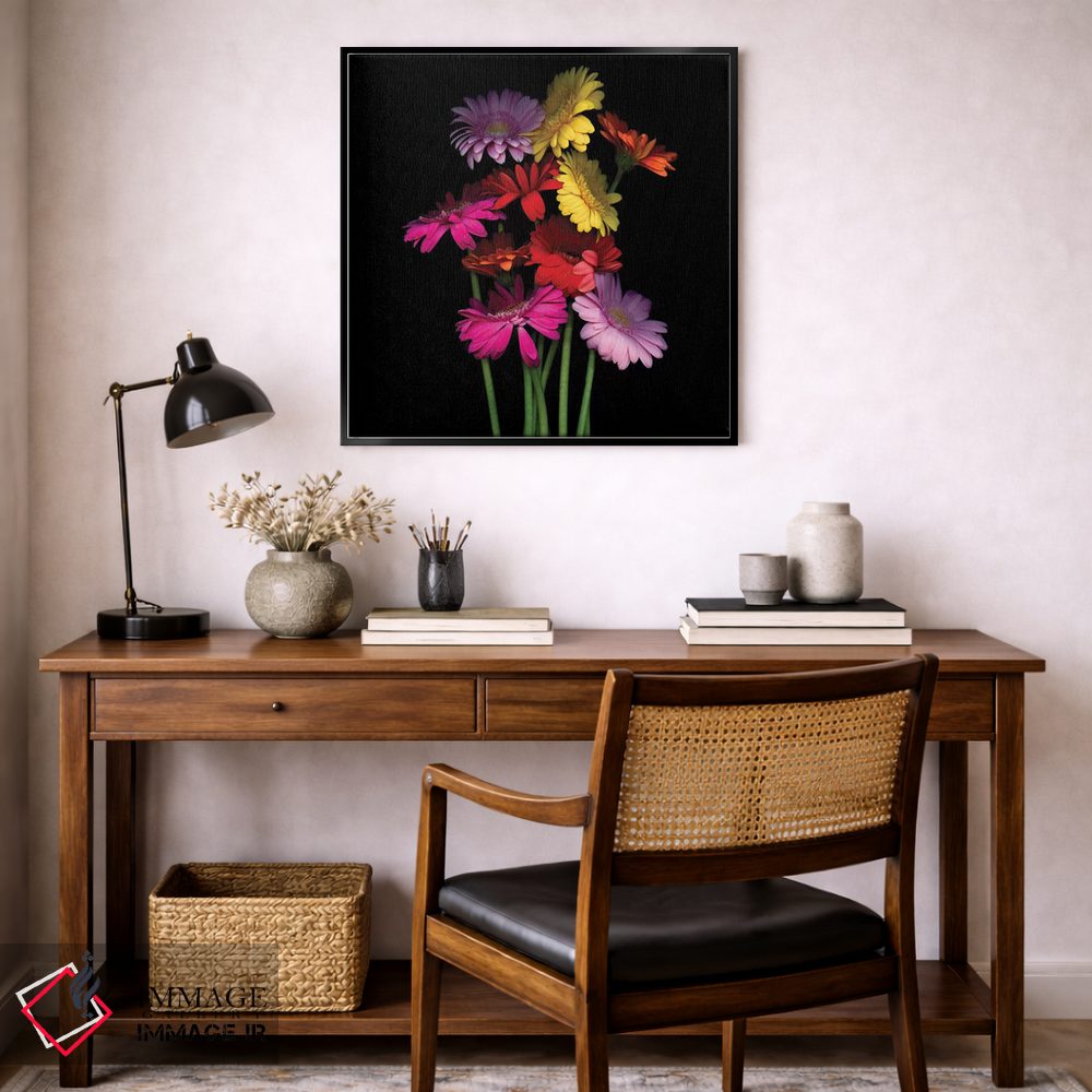 تابلو دکوراتیو ژربرا دوم اثر مگدا ایندیگو - D6B