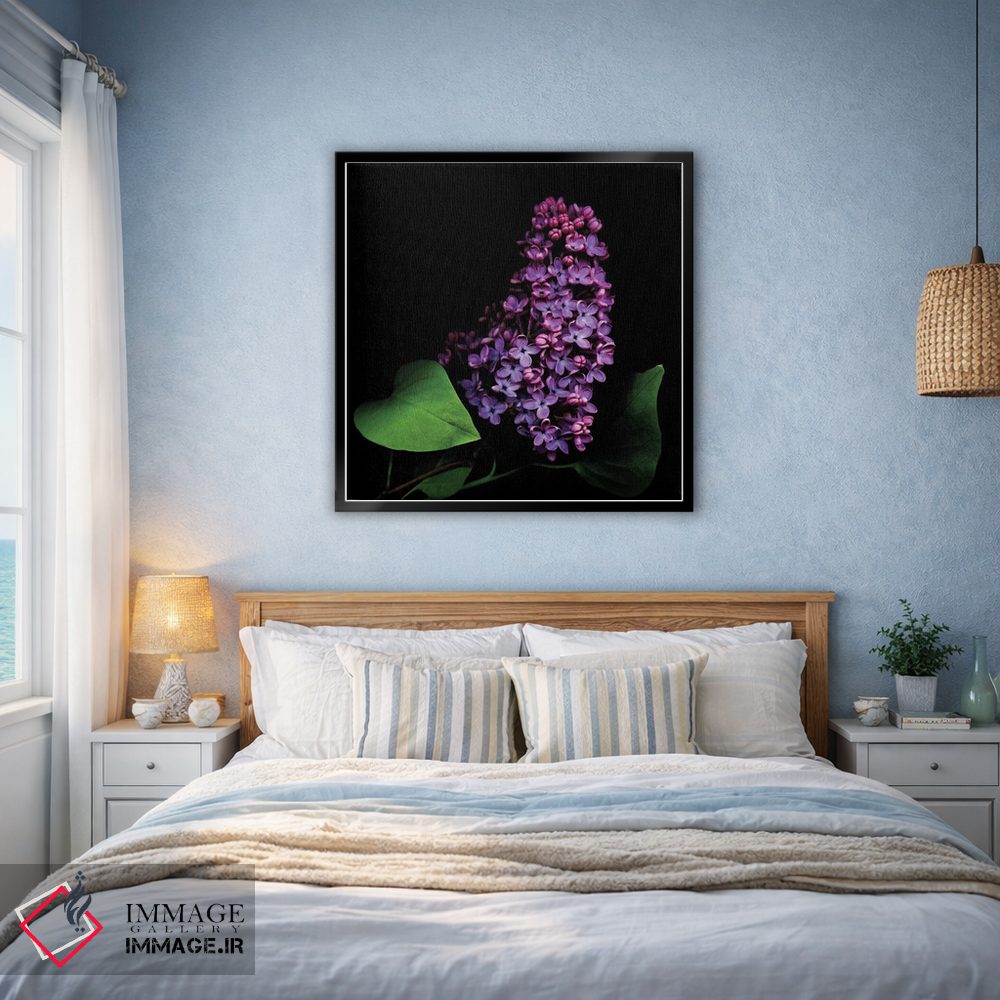 تابلو دکوراتیو یاس بنفش دوم اثر مگدا ایندیگو - D4B