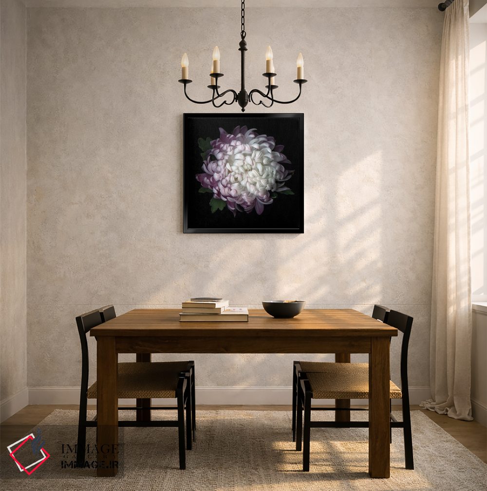 تابلو دکوراتیو داوودی بنفش چهارم اثر مگدا ایندیگو - D5B