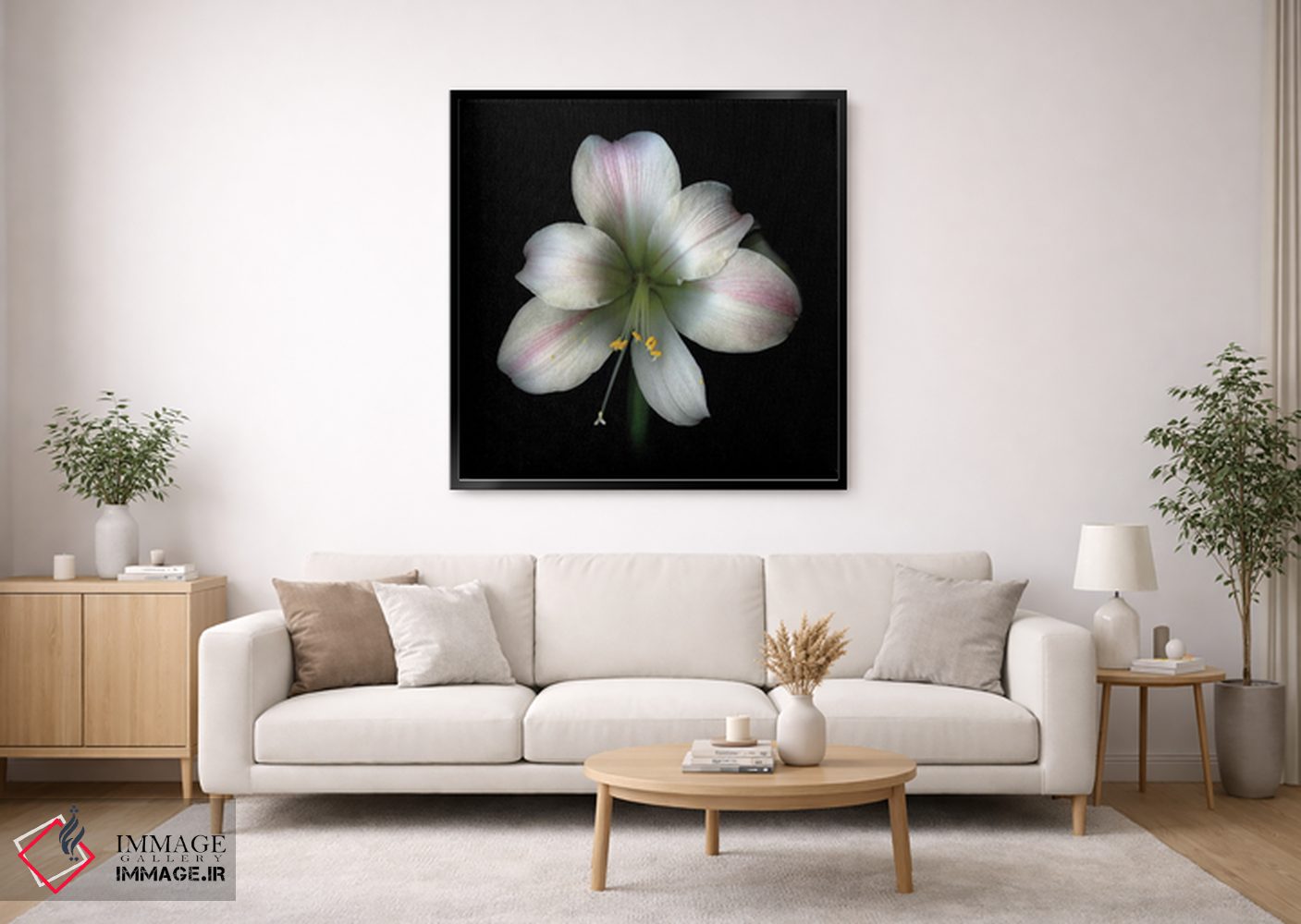 تابلو دکوراتیو آما صورتی دوم اثر مگدا ایندیگو - D2B