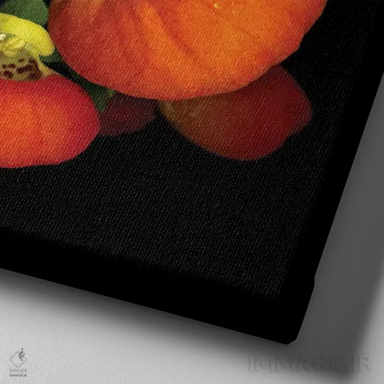 تابلو دکوراتیو پورتمونه دوم اثر مگدا ایندیگو - نمای نزدیک بافت بوم