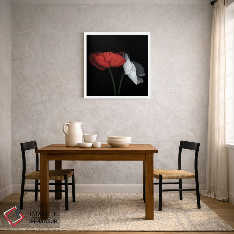 تابلو دکوراتیو شقایق بیست وهشتم اثر مگدا ایندیگو - D1W