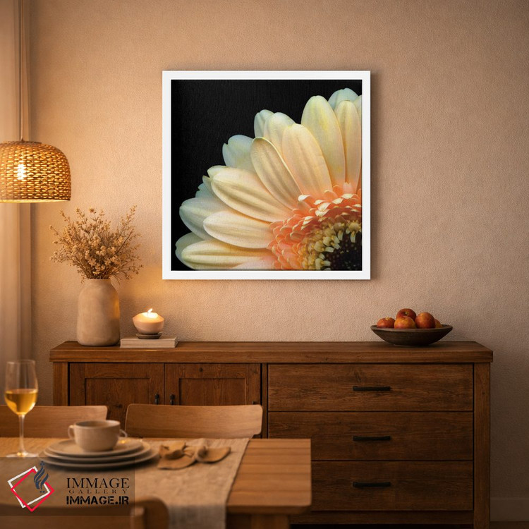 تابلو دکوراتیو ژربرا دزدکی اثر مگدا ایندیگو - D1W