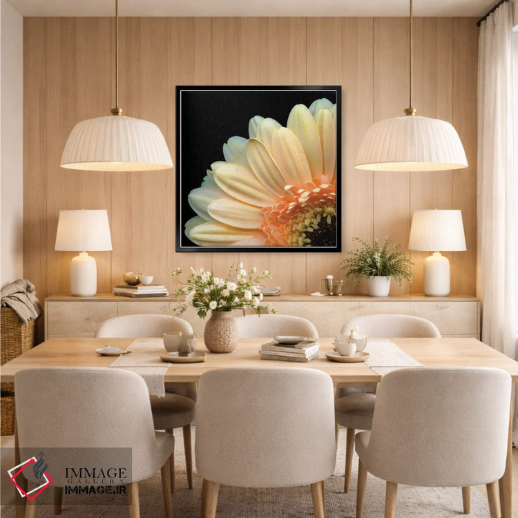 تابلو دکوراتیو ژربرا دزدکی اثر مگدا ایندیگو - D6B