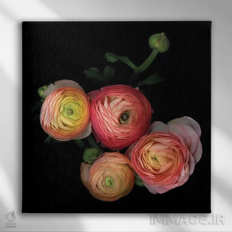 تابلو دکوراتیو آلاله هشتم اثر مگدا ایندیگو - نمای روبهرو روی دیوار