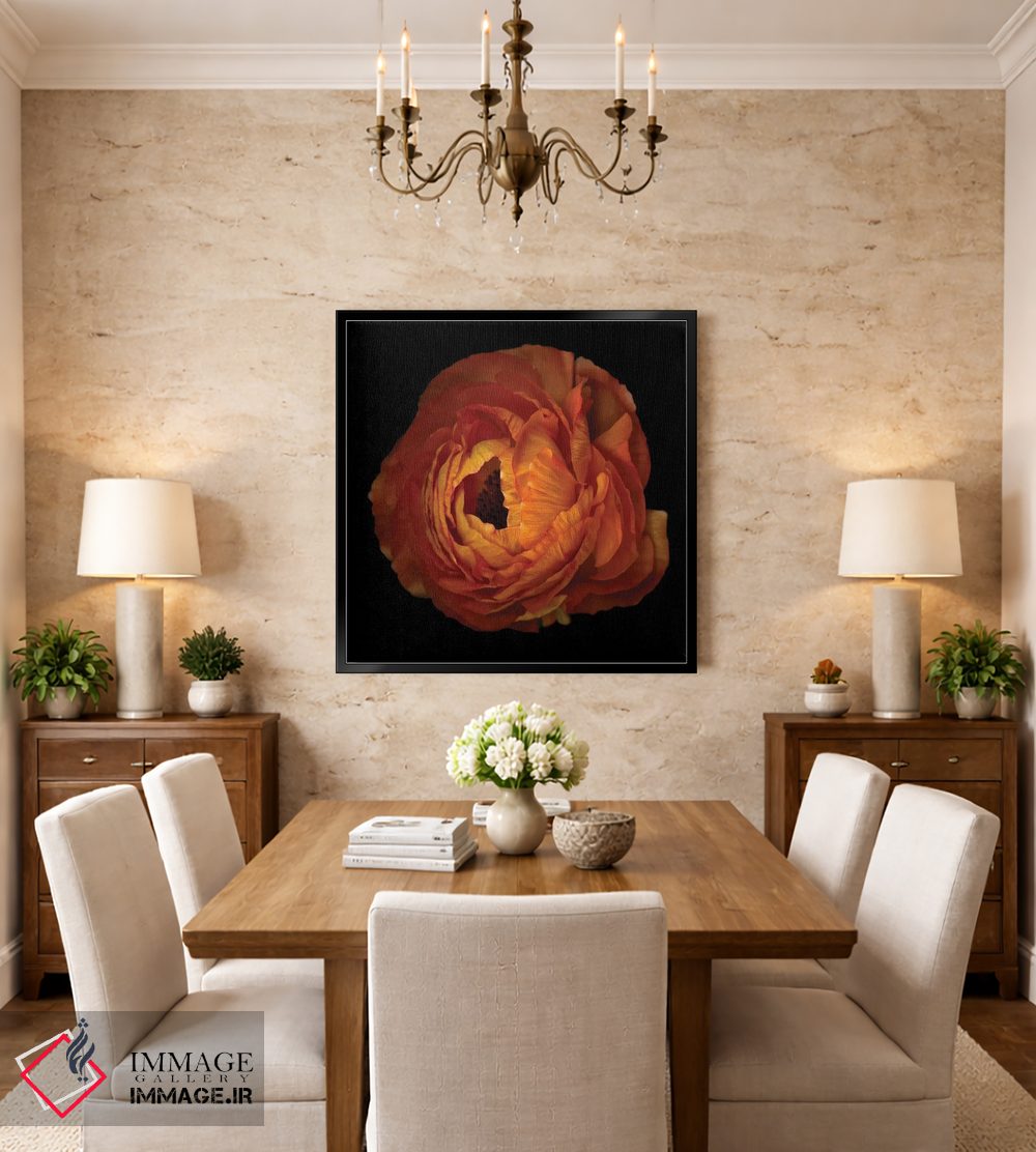 تابلو دکوراتیو آلاله نارنجی پانزدهم اثر مگدا ایندیگو - D3B