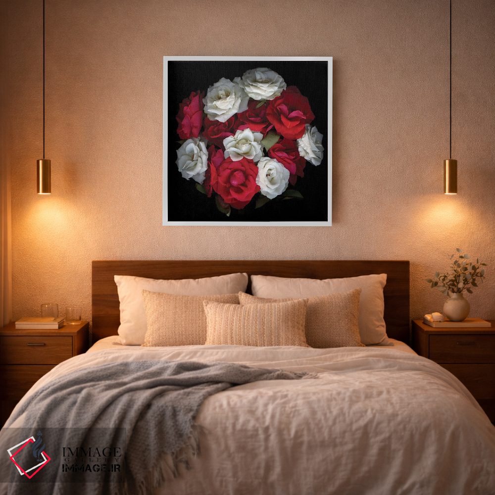 تابلو دکوراتیو ترکیب رزها سیزدهم اثر مگدا ایندیگو - D3W