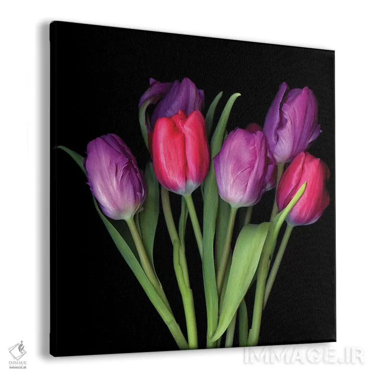 تابلو دکوراتیو لاله بنفش سیزدهم اثر مگدا ایندیگو - نمای پرسپکتیو محصول