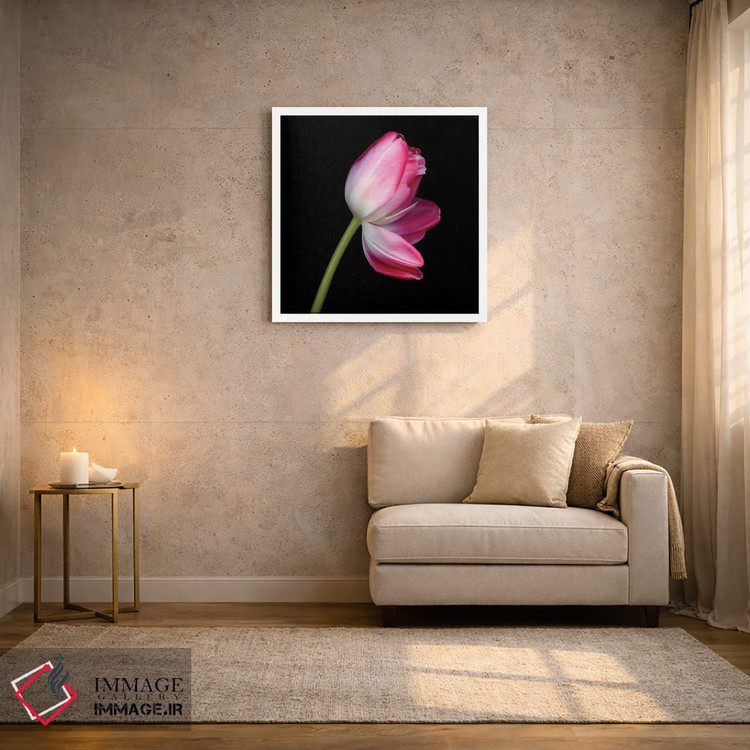 تابلو دکوراتیو لاله دوتایی چهارم اثر مگدا ایندیگو - D1W