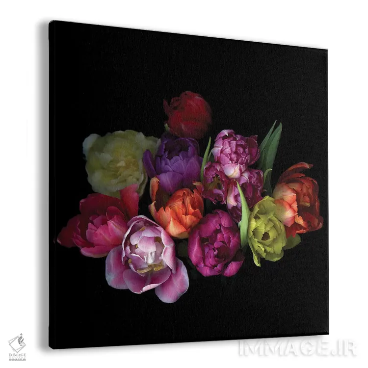 تابلو دکوراتیو ترکیب لاله ها یازدهم اثر مگدا ایندیگو - نمای پرسپکتیو محصول