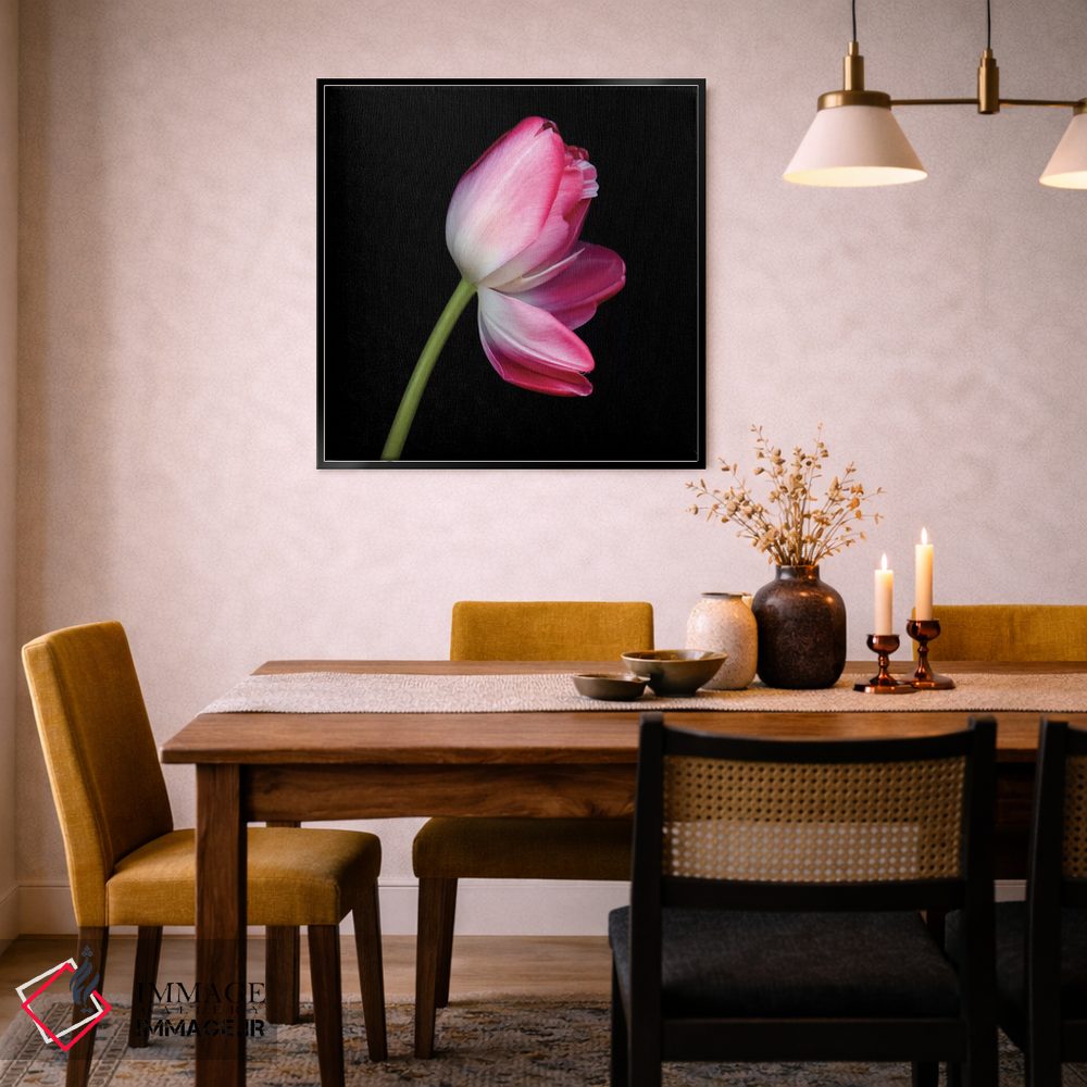 تابلو دکوراتیو لاله دوتایی چهارم اثر مگدا ایندیگو - D6B