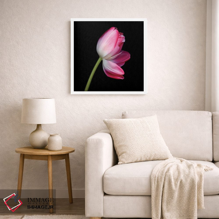 تابلو دکوراتیو لاله دوتایی چهارم اثر مگدا ایندیگو - D4W