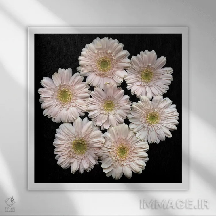 تابلو دکوراتیو جشنواره گل ها اثر مگدا ایندیگو - نمای قابدار سفید