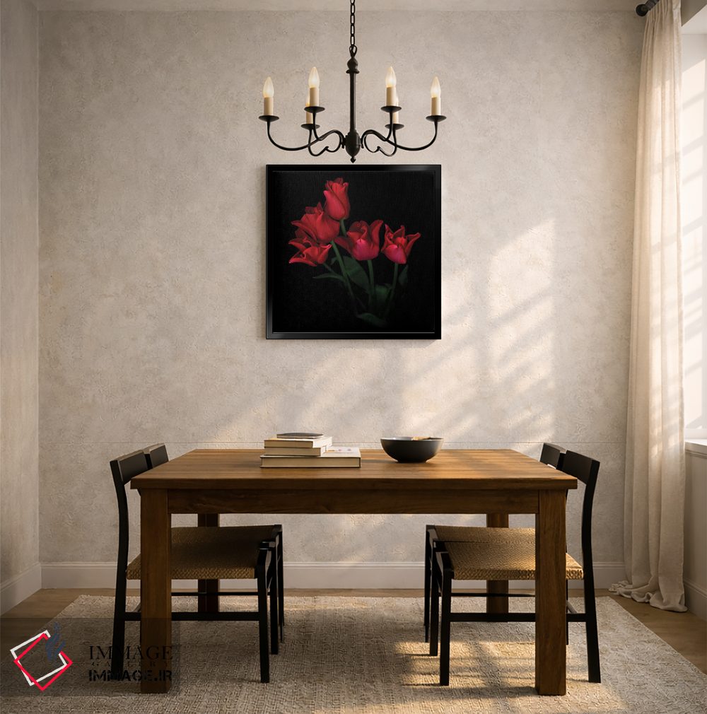 تابلو دکوراتیو لاله تاج قرمز پنجم اثر مگدا ایندیگو - D5B